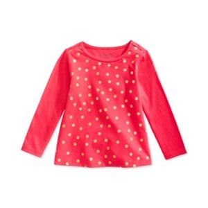 First Impressions Baby Girls' Gold Flower Confetti T-Shirt, Size 18 Months